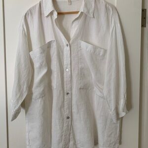 Eileen Fisher Linen Oversized Shirt